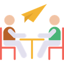 Send Mail Business Meeting Discuss Topic Icon