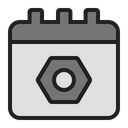 Setting Tools Schedule Icon