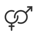 Sexual Reproductive Health Sex Sign Gender Sign Icon