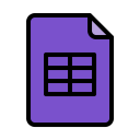 Sheet Data Spreadsheets Icon