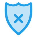 Shield Off Firewall Icon