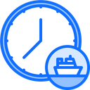 Ship Departure Time Icon
