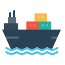 Ship Goods Vehicle Icon
