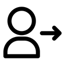 Sign Out Log Out Exit Icon