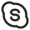 Skype Social Media Logo Icon
