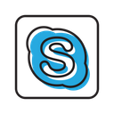 Skype Social Media Network Icon