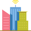 Smart City Smart Building Iot Icon