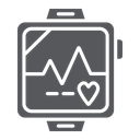 Pulsometer Heart Cardio Icon