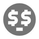 Smiley Dolar Icon