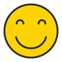Artboard Smiling Face With Smiling Eyes Smile Icon