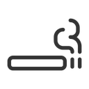 Smoking Cigarette Smoke Icon