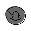 Snapchat Network Social Media Icon