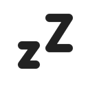 Snooze Sleep Zz Icon
