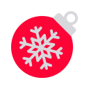 Snowflake Ball Christmas Icon