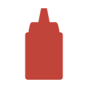 Souce Bottle Ketchup Flavoring Icon