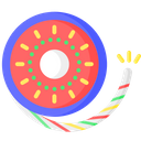 Spinning Wheel Crackers Icon