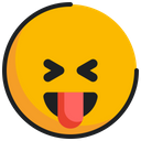 Emoticon Emoji Squinting Icon