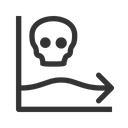 Stable Death Rate Death Rate Death Analysis Icon