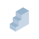 Stair Stairs Dimension Icon