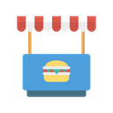 Stall Fast Food Store Icon