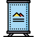 Standee Placard Advertisement Icon