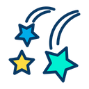 Falling Star Falling Space Icon