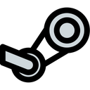 Steam Social Media Logo Logo Icon