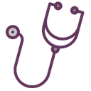 Stethoscope Heart Doctor Icon