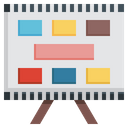 Story Board Story Planning Production Information Icon