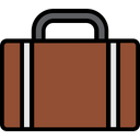 Travel Filled Suitcase Case Icon