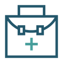 Suitcase Medical Icon