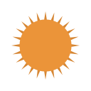 Sun Hot Sunlight Icon