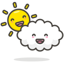 Sunny Atmoshphere Cloud Icon