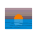 Sunset Atmosphere Pink Icon