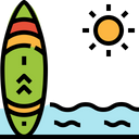 Surfboard Surfing Equipment Icon