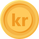 Sweden Krona Coin Coins Currency Icon