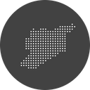 Syria Country Map Icon
