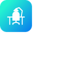 Table Lamp Chair Icon