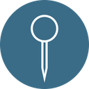 Tailor Pin Sew Icon