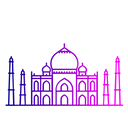 Tajmahal Agra Monument Icon