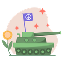 Tank Peace Stop The War Icon