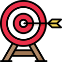 Target Archery Bullseye Icon