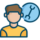 Technician Customer Support Icon