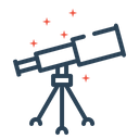 Telescope Search Find Icon