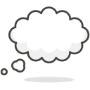 Thinking Cloud Thought Icon