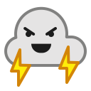 Thunder Cloud Angry Icon