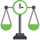 Time Balancing Balance Time Management Icon