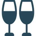 Toasting Wine Glass Glass Icon