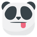 Tongue Taunt Panda Icon