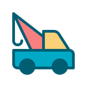 Tow Truck Transport Transportation Icon